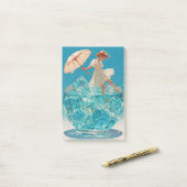 Post-it® La Fille dans le Verre (Sur un bureau)