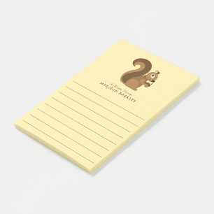 Post-it® La forêt de l'écureuil cuté