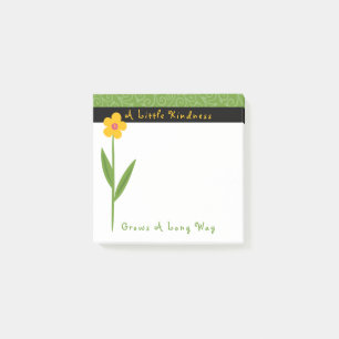Post-it® La gentillesse élève les fleurs 3 inspirés x 3