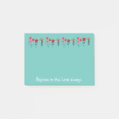 Post-it® La joie dans le Seigneur toujours mignon (Devant)