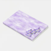 Post-it® La lavande fleurit des notes de post-it (Incliné)