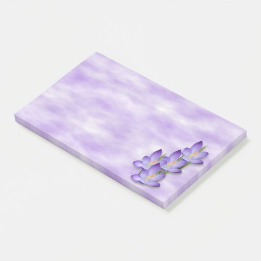 Post-it® La lavande fleurit des notes de post-it (Incliné)