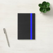 Post-it® La ligne mince bleue verticale symbolique (Bureau)