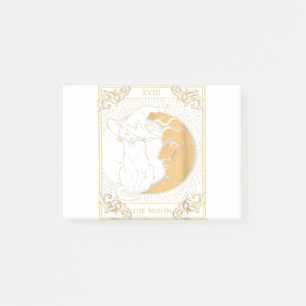 Post-it® La Lune Tarot XVII Inspiré Chat Noir Sorcière Casq