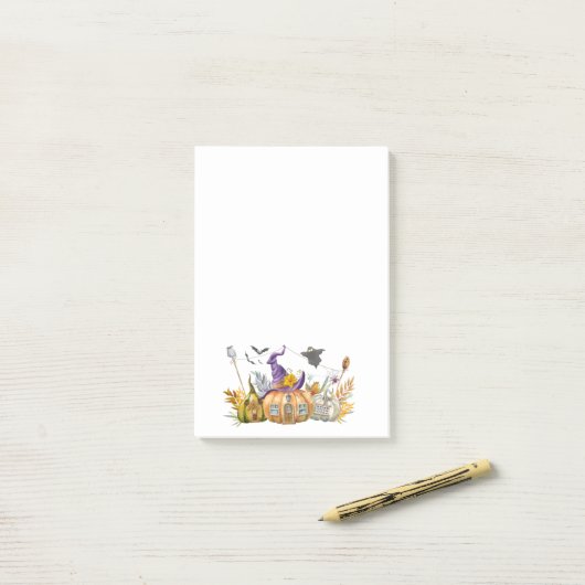 Post-it® La Maison des Pompiers haunted (Sur un bureau)