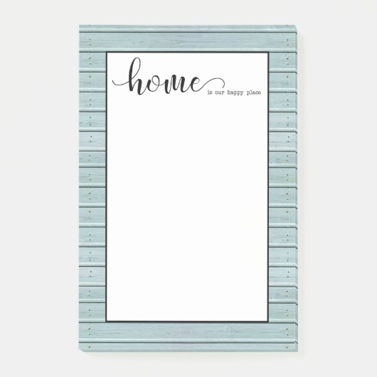 Post-it® la maison est mon endroit heureux (Devant)