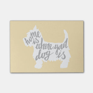 Post-it® La maison est où votre chien est