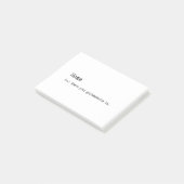 Post-it® La maison est où votre Goldendoodle est (Incliné)