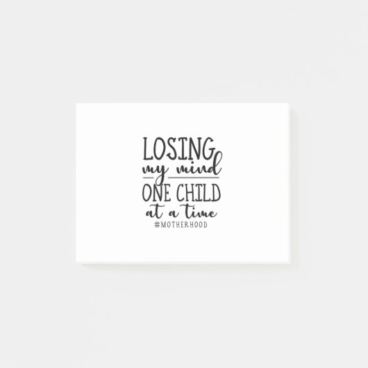 Post-it® La Mère Un Enfant À La Fois (Devant)