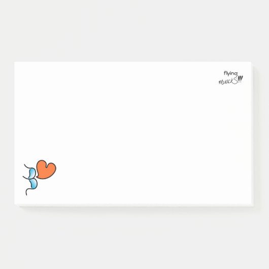 Post-it® la muackS volante ! ! ! -Bleu (Devant)