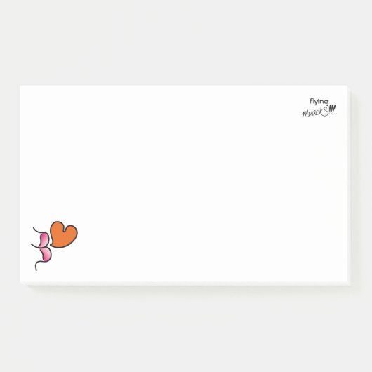 Post-it® la muackS volante ! ! ! -Rose (Devant)