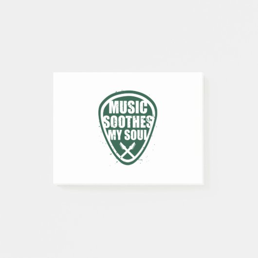 Post-it® La musique apaise mon âme (Devant)