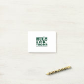 Post-it® La musique est mon professeur (Sur un bureau)