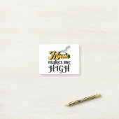 Post-it® La musique me rend euphorique (Sur un bureau)