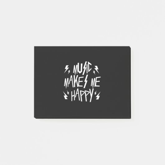 Post-it® La Musique Me Rend Heureux (Devant)