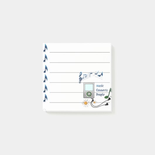 Post-it® La musique rapproche les gens (Devant)