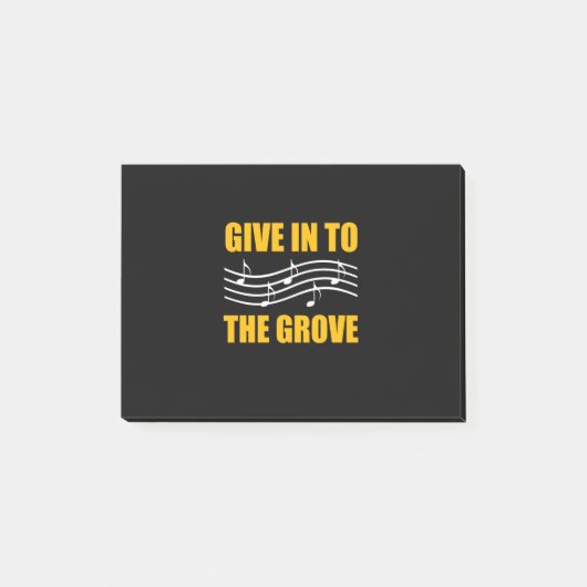 Post-it® La Musique Se Transforme En Grove (Devant)
