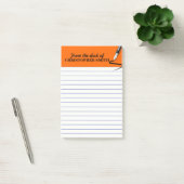 Post-it® La note orange de Courrier-it® d'organisateur de (Bureau)