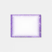 Post-it® La Parties scintillant de Sparkling mauve branchée (Devant)