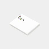 Post-it® La peinture de yoga pose l'orthographe YOGA. (Incliné)