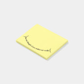 Post-it® La pensée de vous post-it (Incliné)