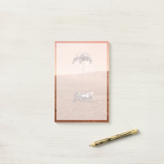 Post-it® La Persévérance Arrive En Toute Sécurité Sur Mars. (Sur un bureau)