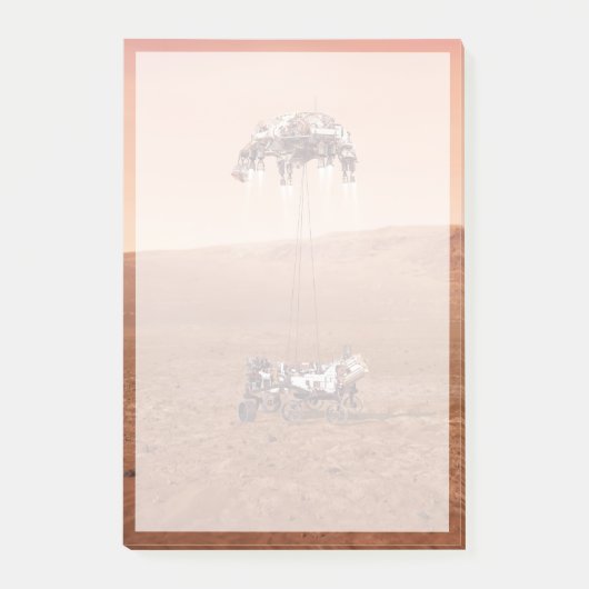 Post-it® La Persévérance Arrive En Toute Sécurité Sur Mars. (Devant)