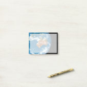 Post-it® La Planète Terre Montre Des Nuages Sur L'Australie (Sur un bureau)