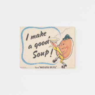 Post-it® La pomme de terre fait une bonne soupe