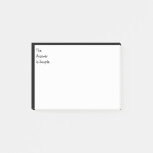 Post-it® La réponse est simple Inspiration Post-it Notes