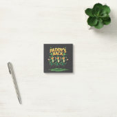 Post-it® La Saint-Patrick drôle de retour de Trump Léopard (Bureau)
