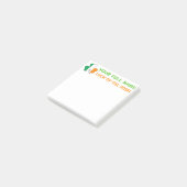 Post-it® La Saint-Patrick Irlande Drapeau Trèfle Nom person (Incliné)