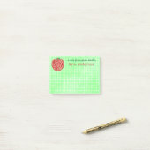 Post-it® La salle de classe Apple | d'école de professeur (Sur un bureau)