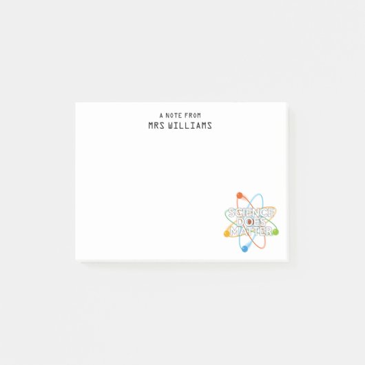 POST-IT® LA SCIENCE EST IMPORTANTE (Devant)