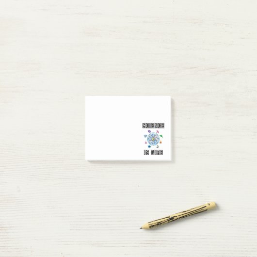 Post-it® La science est la vie (Sur un bureau)