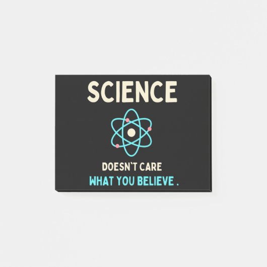 Post-it® la science se fiche de ce que vous croyez (Devant)