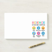 Post-it® La science vous garde curieux (Sur un bureau)