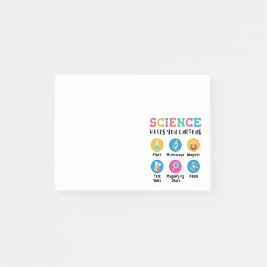 Post-it® La science vous garde curieux (Devant)