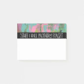 Post-it® La substance I oubliera probablement (Devant)