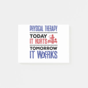 Post-it® La Thérapie Physique Aujourd'Hui Ça Fait Mal Demai