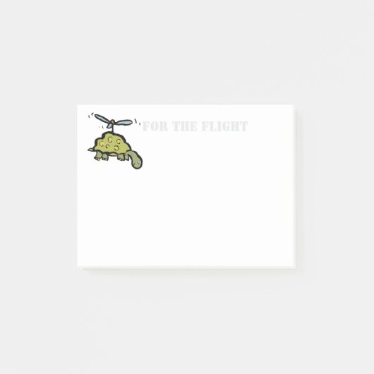 Post-it® la tortue hélicoptère (Devant)