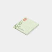 Post-it® La tulipe rose ajoutent 3x3 nommé (Incliné)