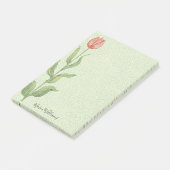 Post-it® La tulipe rose ajoutent 4x6 nommé (Incliné)