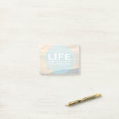 Post-it® La vie commence (Sur un bureau)