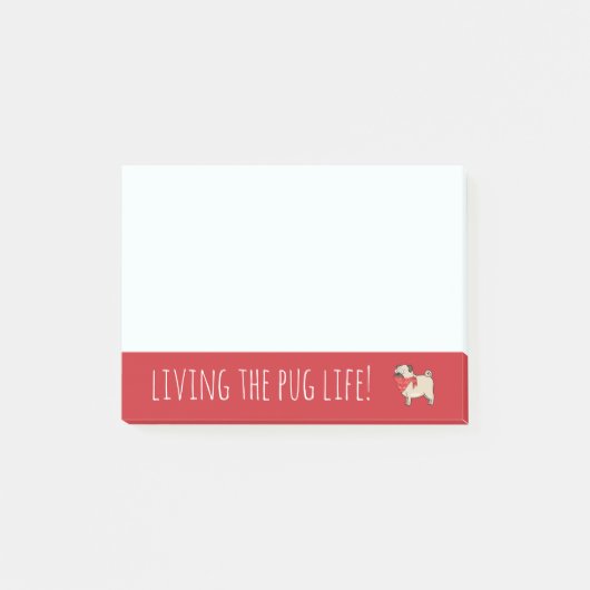 Post-it® La vie de carlin (Devant)
