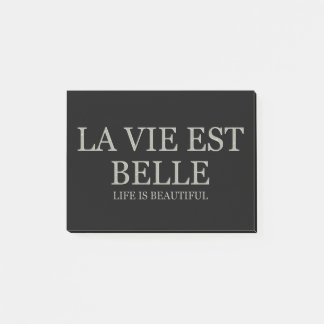 Post-it® La vie est belle - lumière