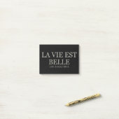 Post-it® La vie est belle - lumière (Sur un bureau)