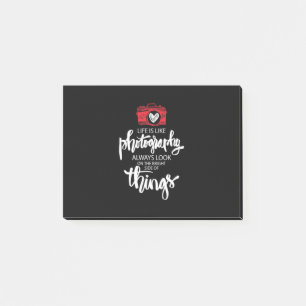 Post-it® La Vie Est Comme La Photographie