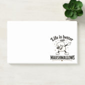 Post-it® La vie est meilleure avec des marshmallows (Bureau)