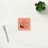 Post-it® La Vie Est Meilleure Avec Un Chat (Bureau)